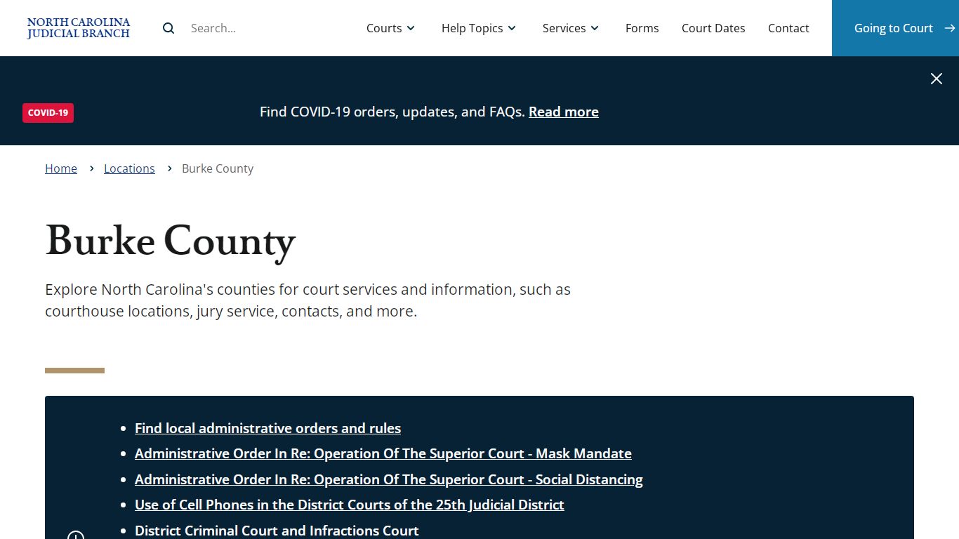 Burke County | North Carolina Judicial Branch - NCcourts